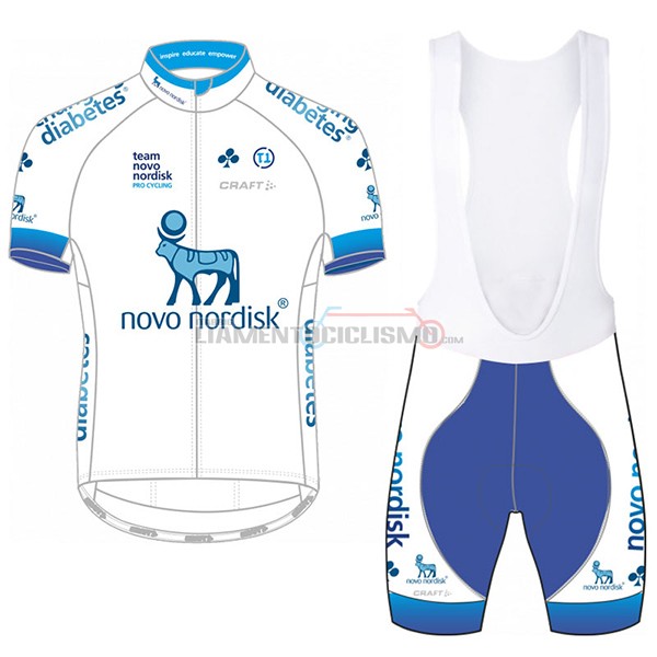 Abbigliamento Ciclismo Novo Nordisk 2017 bianco